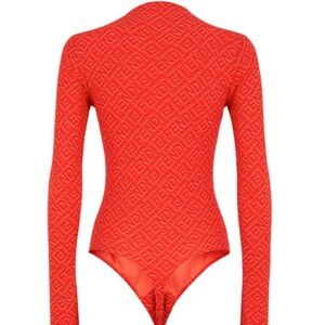 SKIMS FENDI LONG SLEEVE BODYSUIT